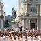 Duemila ballerini in piazza San Carlo per il Ballo in Bianco di Roberto Bolle