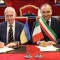 Ihor Terekhov e  Stefano Lo Russo siglano il patto di amicizia e collaborazione tra le città di Torino e Kharkiv