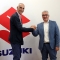 L'assessore al Verde e ai Fiumi Francesco Tresso e il presidente e CEO di Suzuki Italia Massimo Nalli