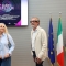 Antonella Clerici e l'assessore Mimmo Carretta