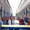 La città in festa per la nuova via Roma