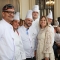 La presidente di Slow Food Italia Barbara Nappini con alcuni cuochi presenti all'incontro