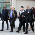 L\'arrivo delle autorità al Lingotto Fiere