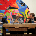 Piero Fassino, Maurizio Braccialarghe e Francesco De Biase