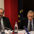 Il Sindaco Fassino e l\'Assessore alla Cultura Braccialarghe