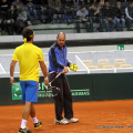 Il coach Barazzutti e Fabio Fognini