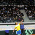 Fabio Fognini alla battuta