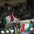 I tifosi sugli spalti del Palavela