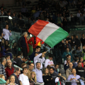 I tifosi sugli spalti del Palavela