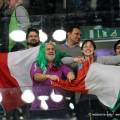 I tifosi sugli spalti del Palavela