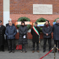 Le autorità presenti in corso Cincinnato