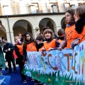 Assessore Pellerino interviene all\'inaugurazione del cortile scolastico aperto