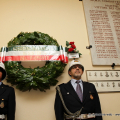 La corona delle Associazioni della Resistenza del Piemonte