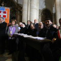 Le autorità presenti alla celebrazione