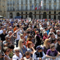 Piazza Castello durante le premiazioni