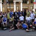 Il Sindaco e l\'Assessore Gallo con la HB Basket Torino