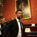I giocatori della Juve lasciano la Sala Rossa