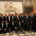La Juventus in Sala Marmi