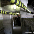 L\'inizio del percorso all\'interno dell\'intercapedine della cupola della Mole