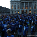 La macchia blu in piazza Castello