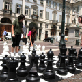 Scacchi in piazza Carignano