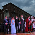 Sul palco in piazza Castello