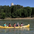 Murazzi del Po. Cittadini e turisti: tutti in canoa