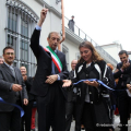 Il taglio del nastro del 1° lotto del centro direzionale Lavazza