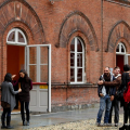 Il cortile dell\'ex caserma Cavalli
