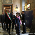 Il Sindaco Fassino e Aung San Suu Kyi in Sala Marmi