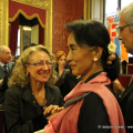 Aung San Suu Kyi e il Vicesindaco Elide tisi