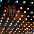 Tappeto volante - Daniel Buren, piazza Palazzo di Città