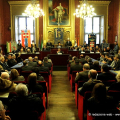 La Sala Rossa durante la celebrazione del Giorno della Memoria