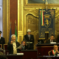 La Sala Rossa durante la celebrazione del Giorno della Memoria