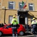 La Protezione Civile sorveglia l\'evacuazione