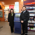 Susanna Fucini, presidente di Farmacie Comunali Torino S.p.A. e Stefano Gallo, Assessore ai servizi civici e sistemi informativi