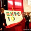 La presentazione del logo Exto-Expo