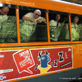 La Lippa Jazz Band a bordo del tram