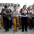 Balli in piazza Castello