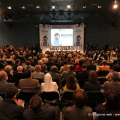 L\'affollata cerimonia di inaugurazione in Sala Azzurra