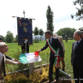 Lo scoprimento della targa a ricordo di Jolanda Conti e Angelo Dragone