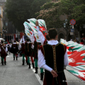Sbandieratori in via IV marzo