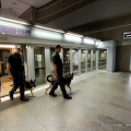 L\'unità cinofila in metropolitana