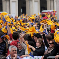 La festa dei giovani in piazza San Carlo