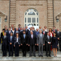 I Ministri europei posano per la foto ricordo dell’incontro