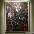 Ljubov Popova - Donna in viaggio, 1915