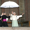 La visita del Papa al Cottolengo