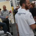 Gli istruttori dell\'Istituto di Medicina sportiva allo stand di Torino 2015