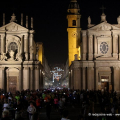 Il passaggio della maratona in Piazza San Carlo