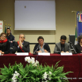 Un momento della cerimonia all\'Auditorium del Liceo Scientifico Carlo Cattaneo